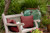 Solid Outdoor Throw Pillow - 20" - Burgundy Red - IMAGE 2