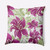20" x 20" Purple and Green Square Tree Mallow Outdoor Throw Pillow - IMAGE 1