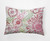 14" x 20" Pink and Red Zentangle Rectangular Outdoor Throw Pillow - IMAGE 1