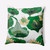 18" x 18" Green and White Lotokoi Outdoor Throw Pillow - IMAGE 1