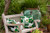 18" x 18" Green and White Lotokoi Outdoor Throw Pillow - IMAGE 2
