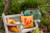 18" x 18" Yellow and Orange Lobster Outdoor Throw Pillow - IMAGE 2