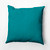 26" x 26" Blue Square Throw Pillow - IMAGE 1