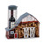 14.5" Gray and Red Farm House Cork Caddy - IMAGE 1