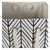 Herringbone Square Storage Bin - 11" - White and Black - IMAGE 2