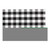14" x 108" Black and White Gingham Buffalo Checkered Rectangular Table Runner - IMAGE 2