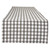 Reversible Buffalo Check Table Runner - 72" - White and Gray - IMAGE 5