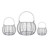 Set of 3 Multi-purpose Metal Storage Basket 13" - IMAGE 1
