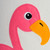 13" Pink and White Flamingo Themed Storage Basket - IMAGE 2