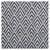 60-Inch Nautical Blue Diamond Throw Blanket With Fringed Endsm - IMAGE 2