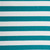 Teal Blue Cube Storage Bin with Pinstripe Design 13" - IMAGE 2
