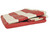 11" Red and Beige Small Rectangular Storage Bin - IMAGE 3