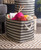 15" Blue and White Stripe Storage and Laundry Bin - IMAGE 3