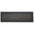Black Rectangular Skid Free Stone Designed Rubber Step Mat 30" x 10" - IMAGE 1