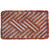 Brown Rectangular Cross Hatch Coir Doormat 30" x 18" - IMAGE 1