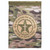 Embroidered Psalm 91:2 Camouflage Double Applique Outdoor Garden Flag - 18" x 13" - IMAGE 1