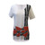 White Patriotic Watermelon Women's Adult Short Sleeve Swing Top - Small - IMAGE 1