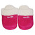 Metallic Pink Unisex Adult Holiday Slipper - Large - IMAGE 1