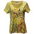 Orange Painted Ribbon Wheels Women's Adult Short Sleeve T-Shirt - Large - IMAGE 1