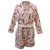 White and Pink Breast Cancer Awareness Women's Adult Robe Long Sleeve - 2X - IMAGE 1