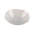 6.75" Alabaster White Round Shape Swirl Glass Bowl - IMAGE 1