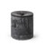 11.75" Black Outdoor Pillar Super Candle Wax Finished - IMAGE 1