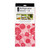 Dahlia Floral Refrigerator Liner Rolls - 24" - White and Red - Set of 2 - IMAGE 1