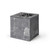 7.75" Anthracite Square 4-Wick Pillar Candle - IMAGE 1