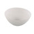 11.75" Alabaster White Matte Finish Glass Serve Bowl Large - IMAGE 1