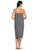 32.5" x 55.5" Gray Shower Wrap For Women - IMAGE 2