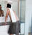 20" x 54" Gray Shower Wrap For Men - IMAGE 5