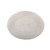 11" Clear White Round Glass Party Platter - Medium - IMAGE 1