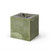 7.75" Dark Green Square 4-Wick Solid Pillar Candle - IMAGE 1