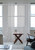Set of 2 White Modern Rustic Lace Window Curtains 50" x 63" - IMAGE 5