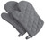 Quilted Terry Cotton Kitchen Oven Mitts - 13" - Stone Gray - Set of 2 - IMAGE 1
