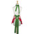 26" x 28.5" Red and Green Merry Christmas Ruffle Apron - IMAGE 4