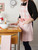 31.5" x 33.5" Pink and White Checkered Gingham Apron