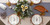 Diamond and Striped Table Runner with Knotted Mini Tassels - 108"- Blue and White - IMAGE 6