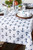Boat Anchors Zippered Nautical Outdoor Tablecloth - 120" - White and Blue - IMAGE 5