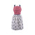 Anchors Away Unisex Chef Apron - 40" - Red and Nautical Blue - IMAGE 1