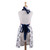 Anchors Away Unisex Chef Apron - 40" - Red and Nautical Blue - IMAGE 4