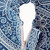 120" Zippered Outdoor Tablecloth with Printed Blue Paisley Design - IMAGE 4