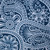 120" Zippered Outdoor Tablecloth with Printed Blue Paisley Design - IMAGE 5