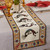 Kokopelli Woven Cotton Table Runner - 72" - Beige and Black