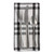 Set of 6 White and Black Plaid Napkin, 20" - IMAGE 2