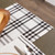 Homestead Plaid Cotton Table Runner - 72" - White and Black
