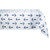 Anchors Away Nautical Outdoor Tablecloth - 84" - White and Nautical Blue - IMAGE 1