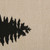 Set of 6 Beige and Black Animal Print Napkin, 20" - IMAGE 6