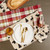 Set of 6 Beige and Black Animal Print Napkin 20"