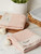 Set of 2 Pink Quartz Washed Waffle Dish Towel, 18" - IMAGE 5